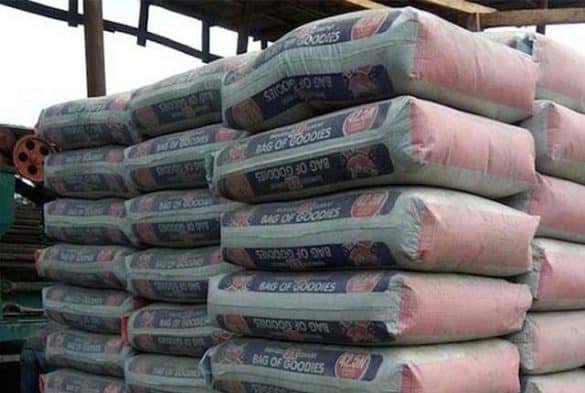 Cement prices reduced.
