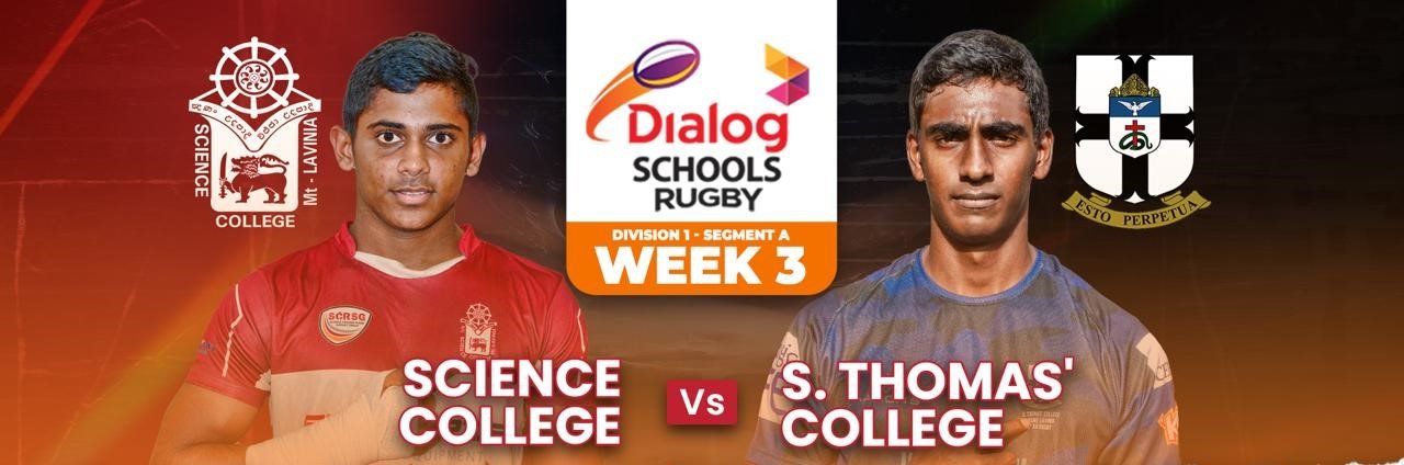 Rugby match between Science College and S. Thomas' College