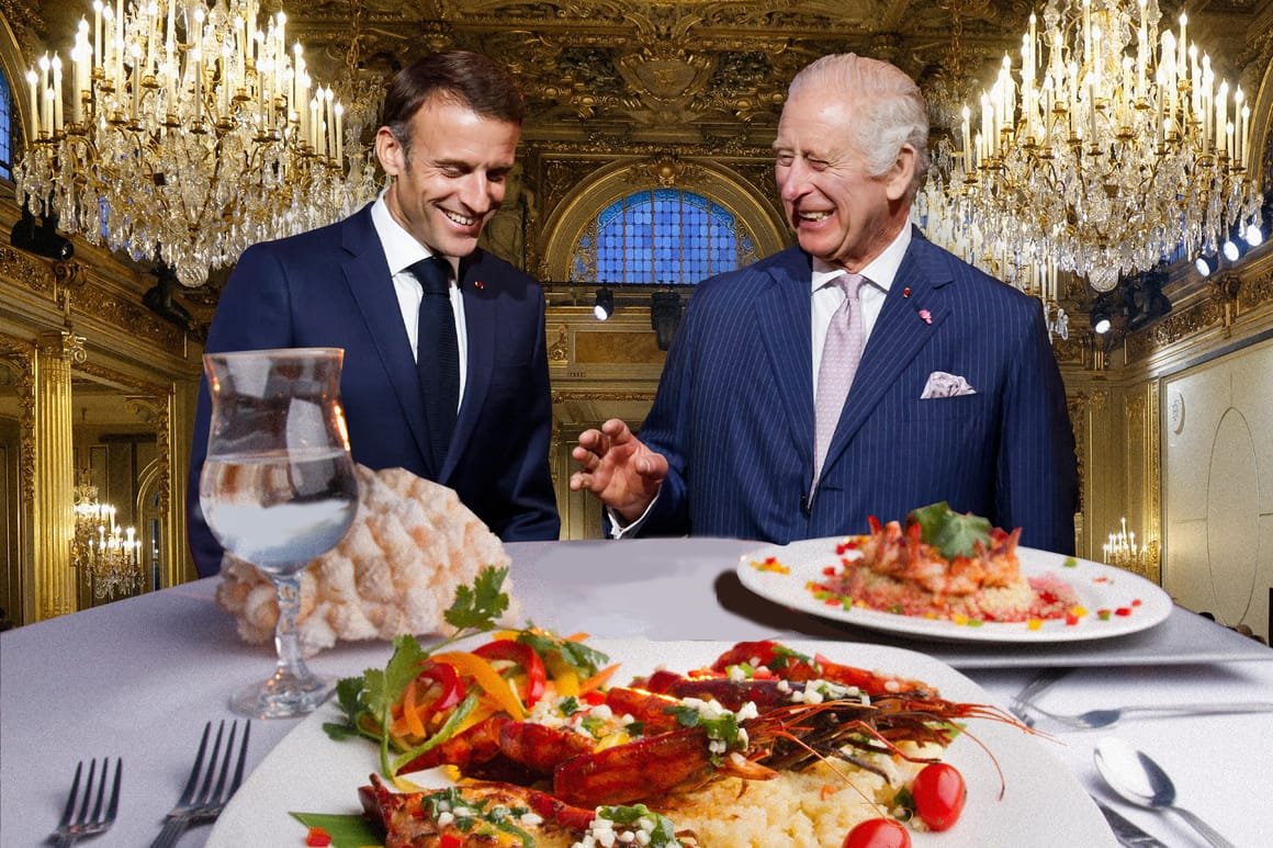 France Hosts King Charles to Lavish Dinner Costing 155 Million Rupees