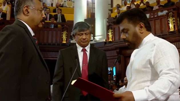 Anura Kumara Dissanayake Sworn in as 9th President